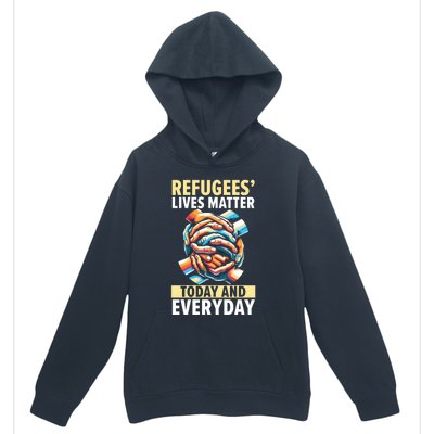 World Refugee Day Evacuee Immigrant Emigrant Gift Urban Pullover Hoodie