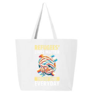 World Refugee Day Evacuee Immigrant Emigrant Gift 25L Jumbo Tote