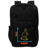 Wittgensteins Rabbit Duck Illusion Physics Nerd Math Geek Impact Tech Backpack