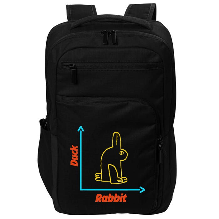 Wittgensteins Rabbit Duck Illusion Physics Nerd Math Geek Impact Tech Backpack