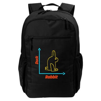 Wittgensteins Rabbit Duck Illusion Physics Nerd Math Geek Daily Commute Backpack