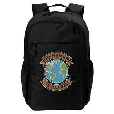 World Refugee Day No Hu Is Illegal Funny Gift Daily Commute Backpack