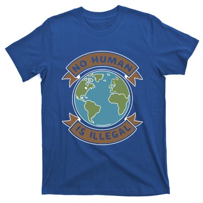 World Refugee Day No Hu Is Illegal Funny Gift T-Shirt