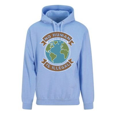 World Refugee Day No Hu Is Illegal Funny Gift Unisex Surf Hoodie