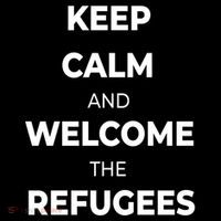 World Refugee Day Welcome Refugees Supportive Message Gift 7-Panel Snapback Hat