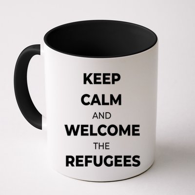 World Refugee Day Welcome Refugees Supportive Message Gift Mug
