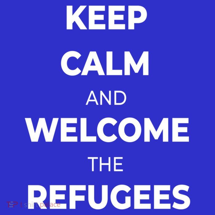 World Refugee Day Welcome Refugees Supportive Message Gift Tall Sweatshirt