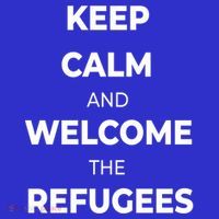 World Refugee Day Welcome Refugees Supportive Message Gift Womens T-Shirt