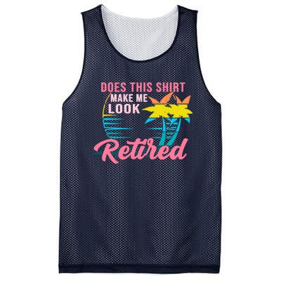 Wo Retirement Does This Make Me Look Retired Mesh Reversible Basketball Jersey Tank