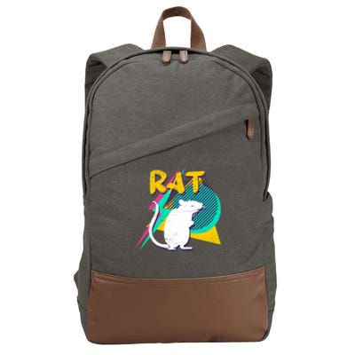 World Rat Day Rodent Gnawing Animal Gnawer 4th April Gift Cotton Canvas Backpack