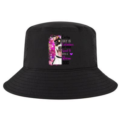 Wo Rescue Dog Dog Valentines Day Mom Dogs Funny Gift Cool Comfort Performance Bucket Hat