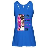 Wo Rescue Dog Dog Valentines Day Mom Dogs Funny Gift Ladies Essential Flowy Tank