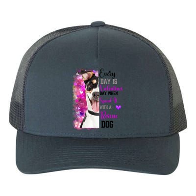 Wo Rescue Dog Dog Valentines Day Mom Dogs Funny Gift Yupoong Adult 5-Panel Trucker Hat