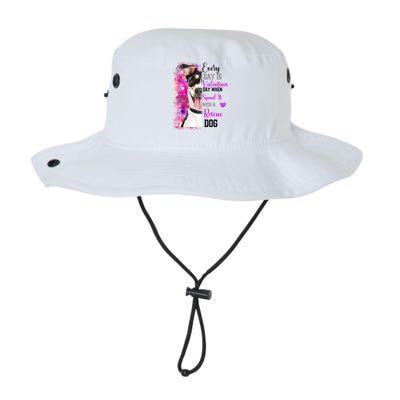 Wo Rescue Dog Dog Valentines Day Mom Dogs Funny Gift Legacy Cool Fit Booney Bucket Hat