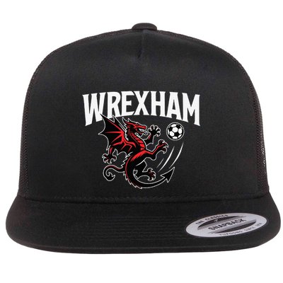 W.R.E.X.H.A.M Red Dragon Kick Flat Bill Trucker Hat