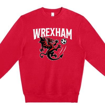 W.R.E.X.H.A.M Red Dragon Kick Premium Crewneck Sweatshirt