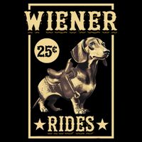 Wiener Rides Dachshund Lover Doxie Weiner Weenie Dog Owner Sustainable Bucket Hat