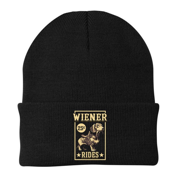 Wiener Rides Dachshund Lover Doxie Weiner Weenie Dog Owner Beanie