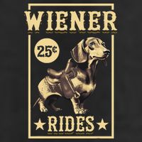 Wiener Rides Dachshund Lover Doxie Weiner Weenie Dog Owner Beanie