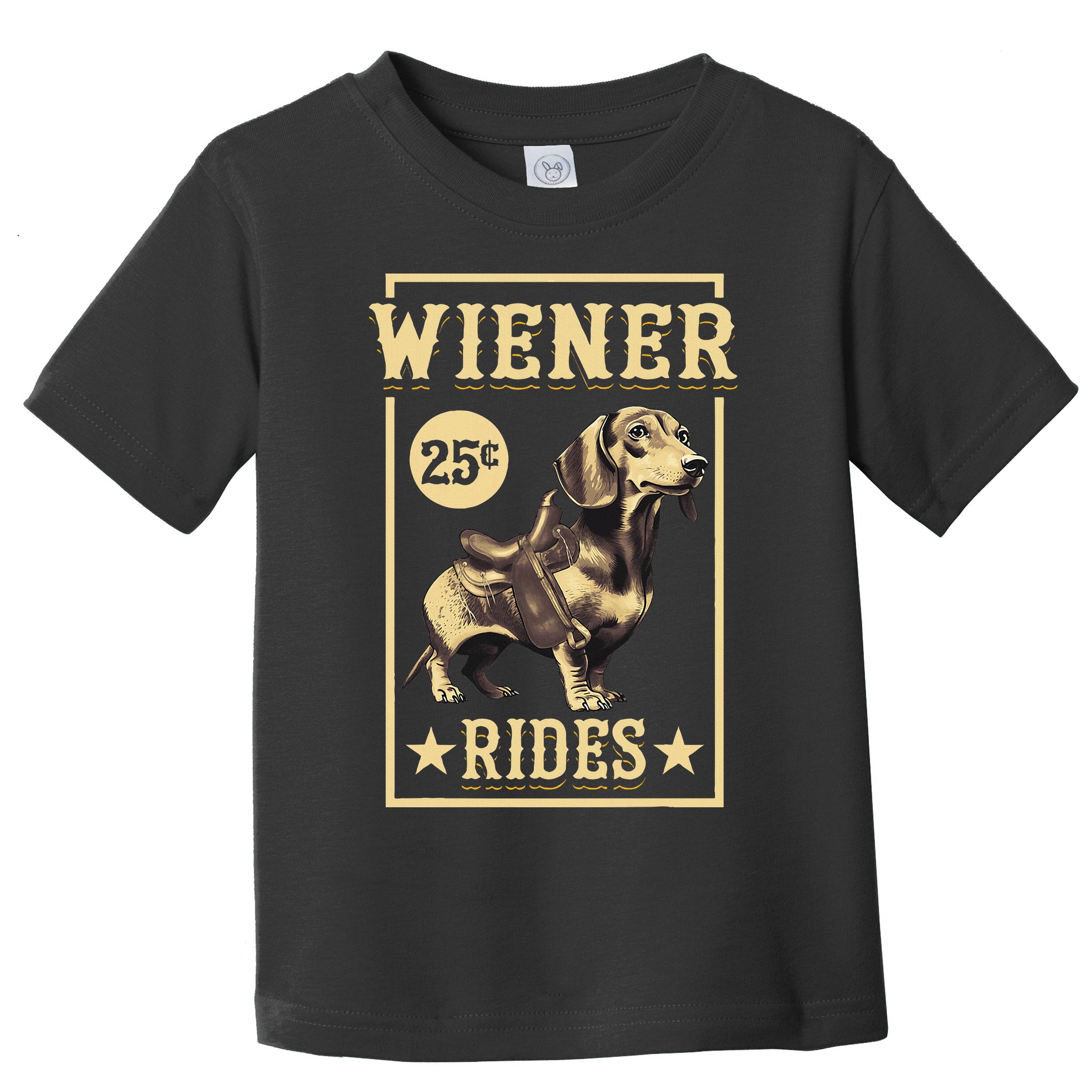 Wiener Rides Dachshund Lover Doxie Weiner Weenie Dog Owner Toddler T-Shirt