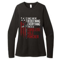 Were Redefining Everything This Is A Cordless Hole Puncher Womens CVC Long Sleeve Shirt