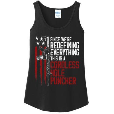 Were Redefining Everything This Is A Cordless Hole Puncher Ladies Essential Tank