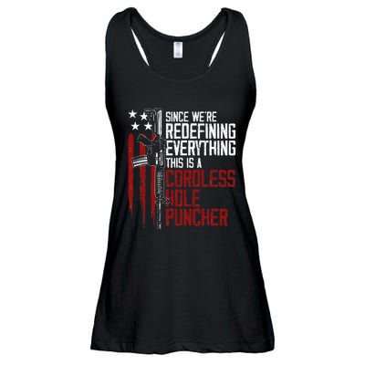 Were Redefining Everything This Is A Cordless Hole Puncher Ladies Essential Flowy Tank