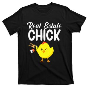 Womens Real Estate Chick Funny Realtor T-Shirt