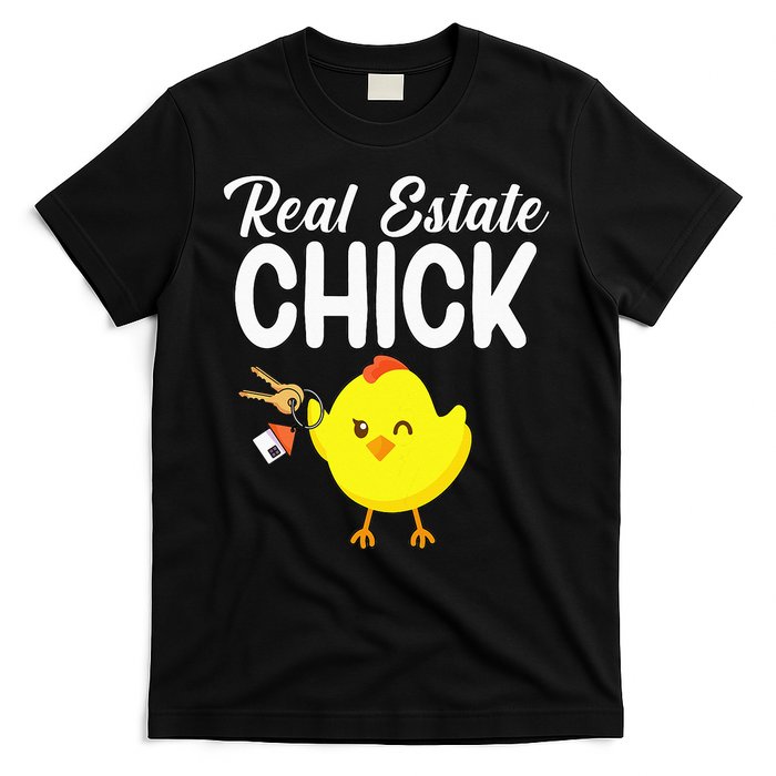 Womens Real Estate Chick Funny Realtor T-Shirt