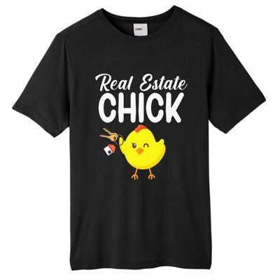 Womens Real Estate Chick Funny Realtor Tall Fusion ChromaSoft Performance T-Shirt