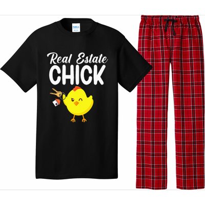 Womens Real Estate Chick Funny Realtor Pajama Set