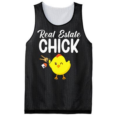 Womens Real Estate Chick Funny Realtor Mesh Reversible Basketball Jersey Tank