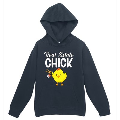 Womens Real Estate Chick Funny Realtor Urban Pullover Hoodie