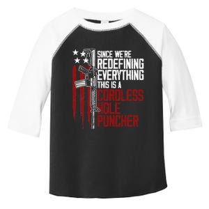 We're Redefining Everything This Is A Cordless Hole Punche Toddler Fine Jersey T-Shirt