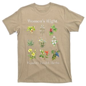 Women Right Equality Health Herbs Herbalist Plant Lover T-Shirt