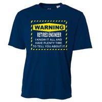 WARNING Retired Engineer Cooling Performance Crew T-Shirt