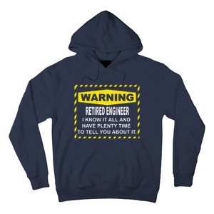 WARNING Retired Engineer Hoodie