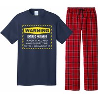 WARNING Retired Engineer Pajama Set