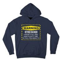 WARNING Retired Engineer Tall Hoodie