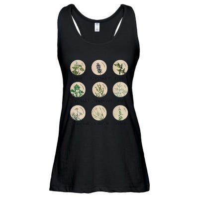 Women Right Equality Health Herbs Herbalist Plant Lover Ladies Essential Flowy Tank