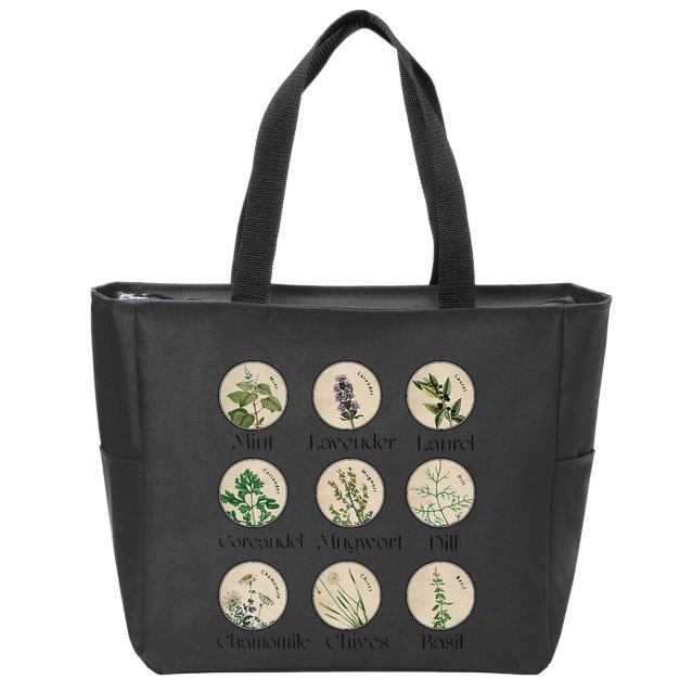 Women Right Equality Health Herbs Herbalist Plant Lover Zip Tote Bag