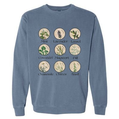 Women Right Equality Health Herbs Herbalist Plant Lover Garment-Dyed Sweatshirt