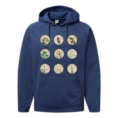 Women Right Equality Health Herbs Herbalist Plant Lover Performance Fleece Hoodie