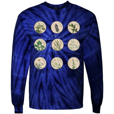 Women Right Equality Health Herbs Herbalist Plant Lover Tie-Dye Long Sleeve Shirt