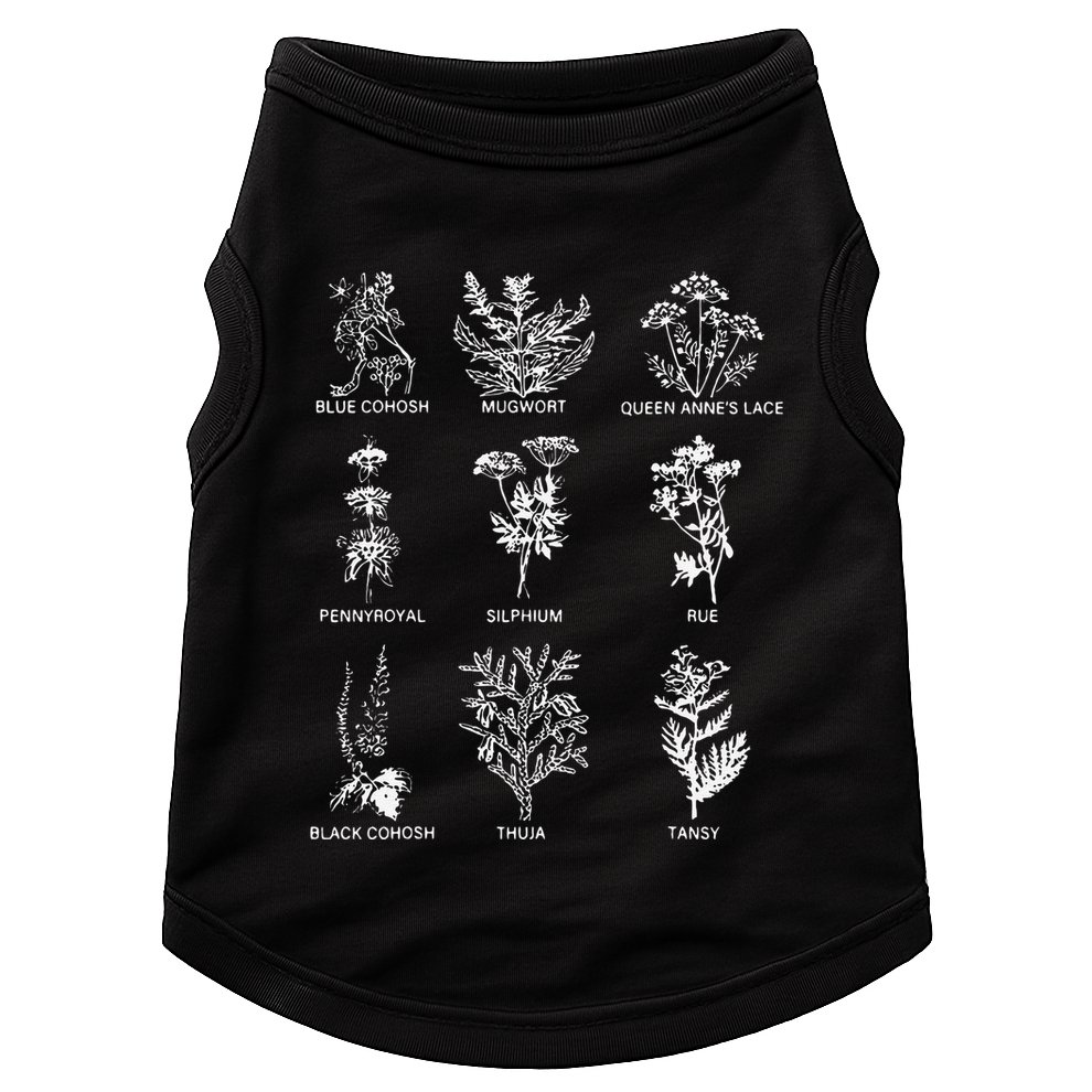 Women Right Equality Health Herbs Herbalist Plant Lover Doggie Tank