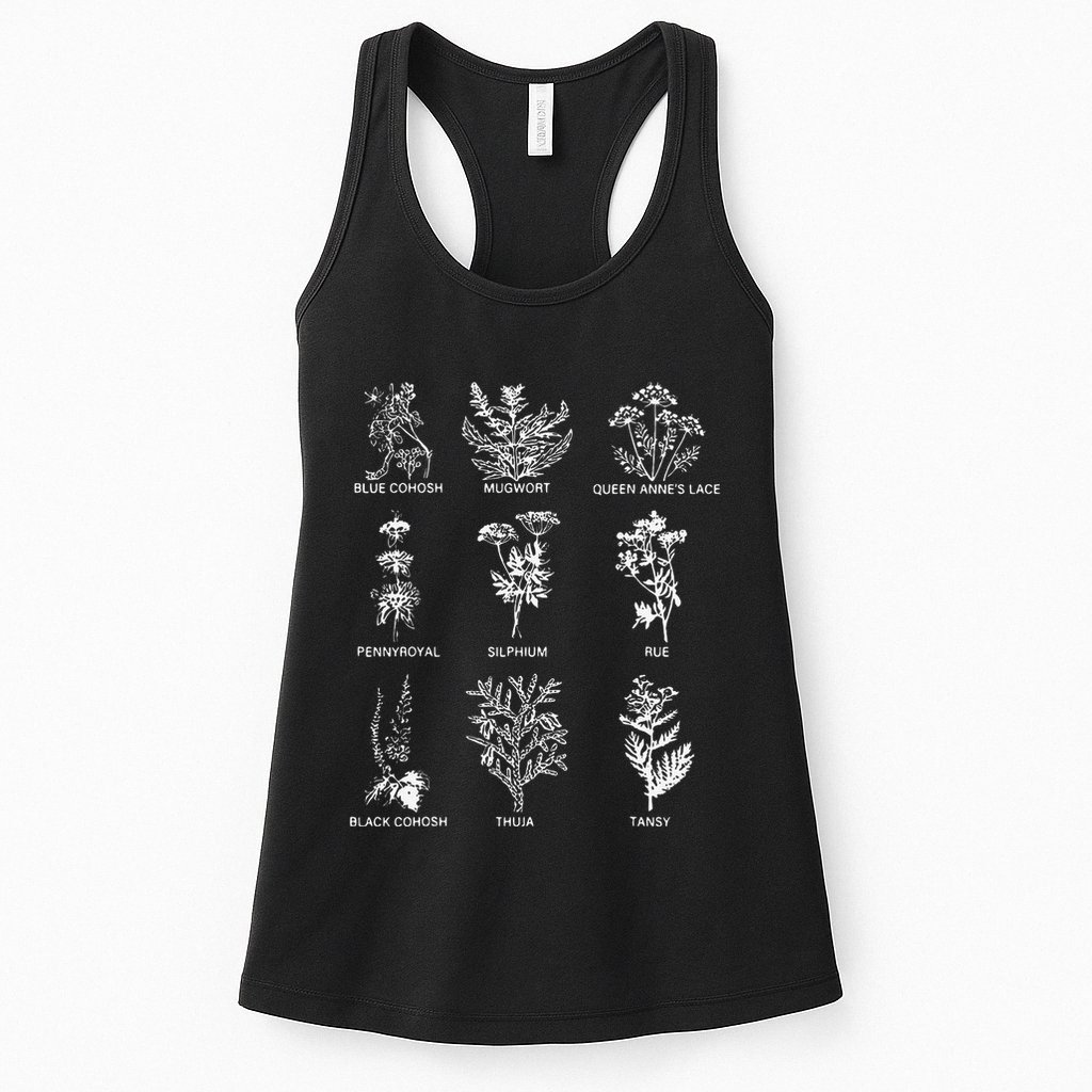 Women Right Equality Health Herbs Herbalist Plant Lover Womens Tank Top