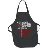 WeRe Redefining Everything This Is A Cordless Hole Puncher Full-Length Apron With Pockets