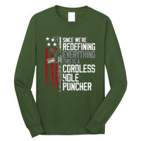 We're Redefining Everything This Is A Cordless Hole Puncher Long Sleeve Shirt