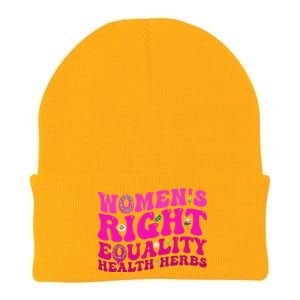 Women Right Equality Health Herbs Herbalist Plant Lover Knit Cap Winter Beanie