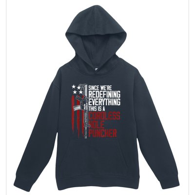 We're Redefining Everything Gift This Is A Cordless Hole Puncher Gift 28 Urban Pullover Hoodie